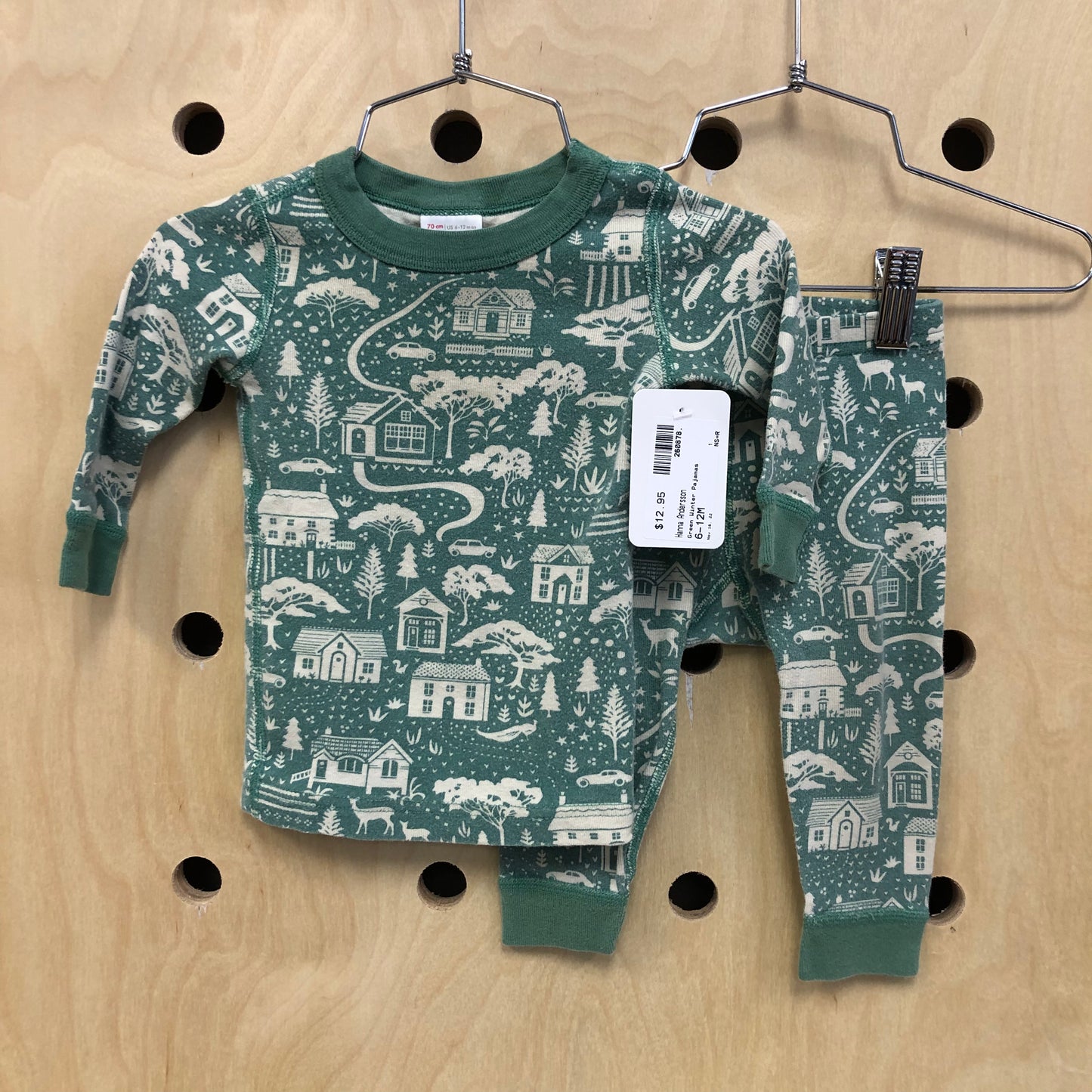 Green Winter Pajamas