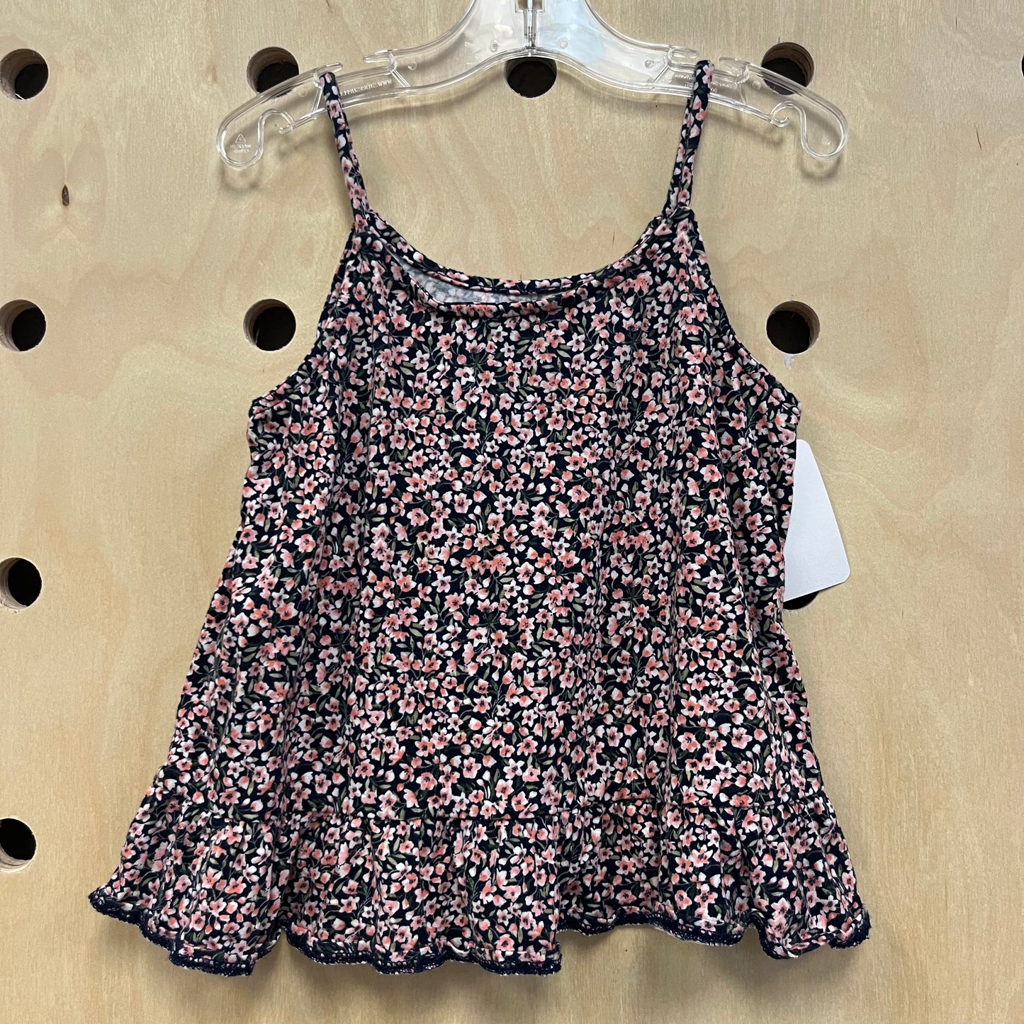 Black Floral Tank