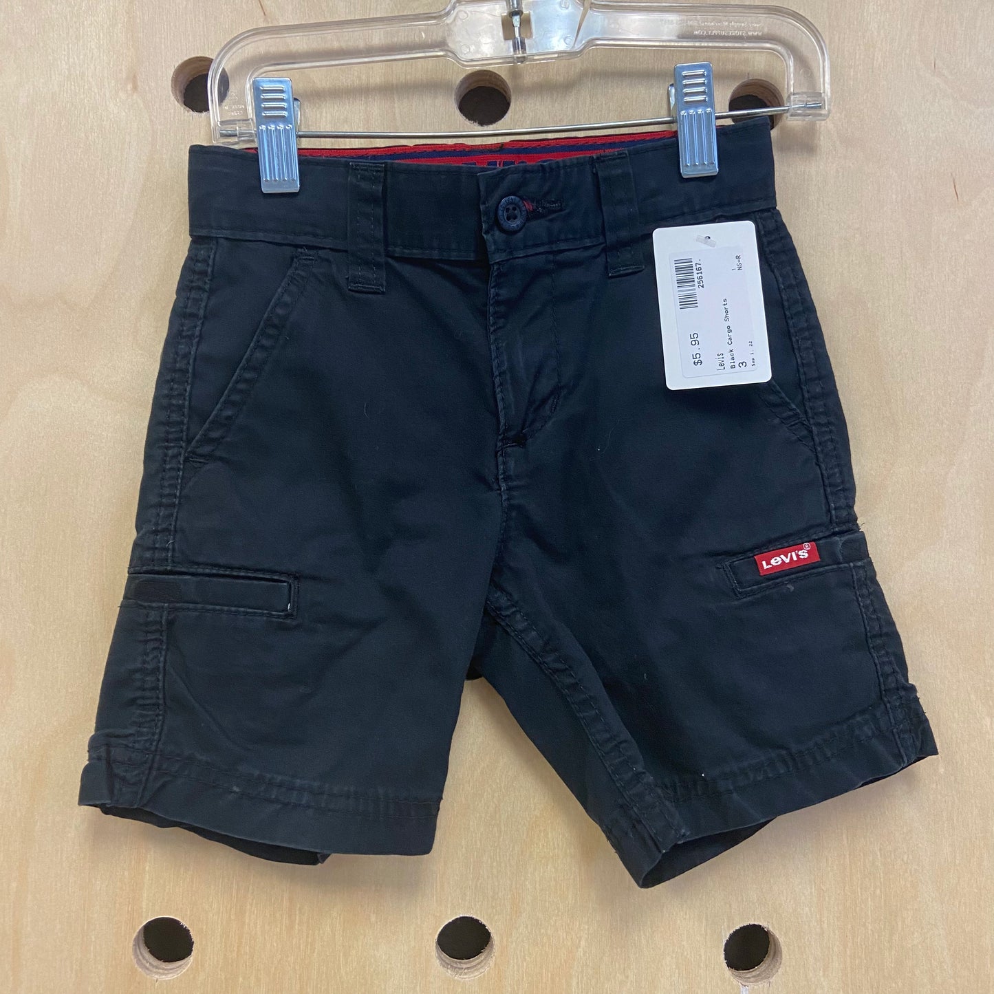 Black Cargo Shorts