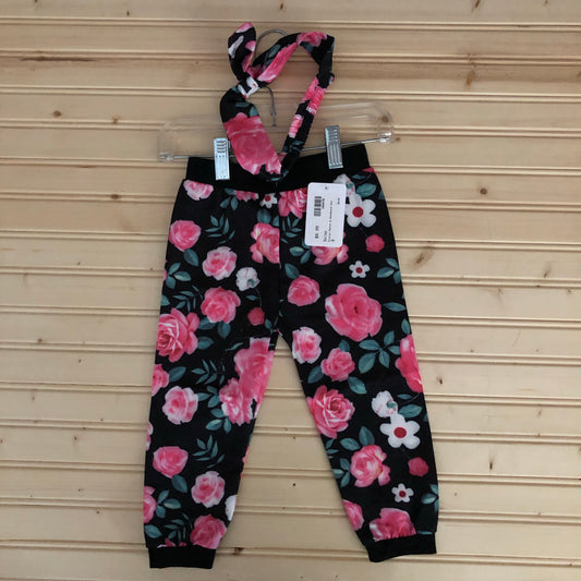 Floral Pants & Headband Set