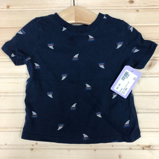 Blue Shark Fin Tee