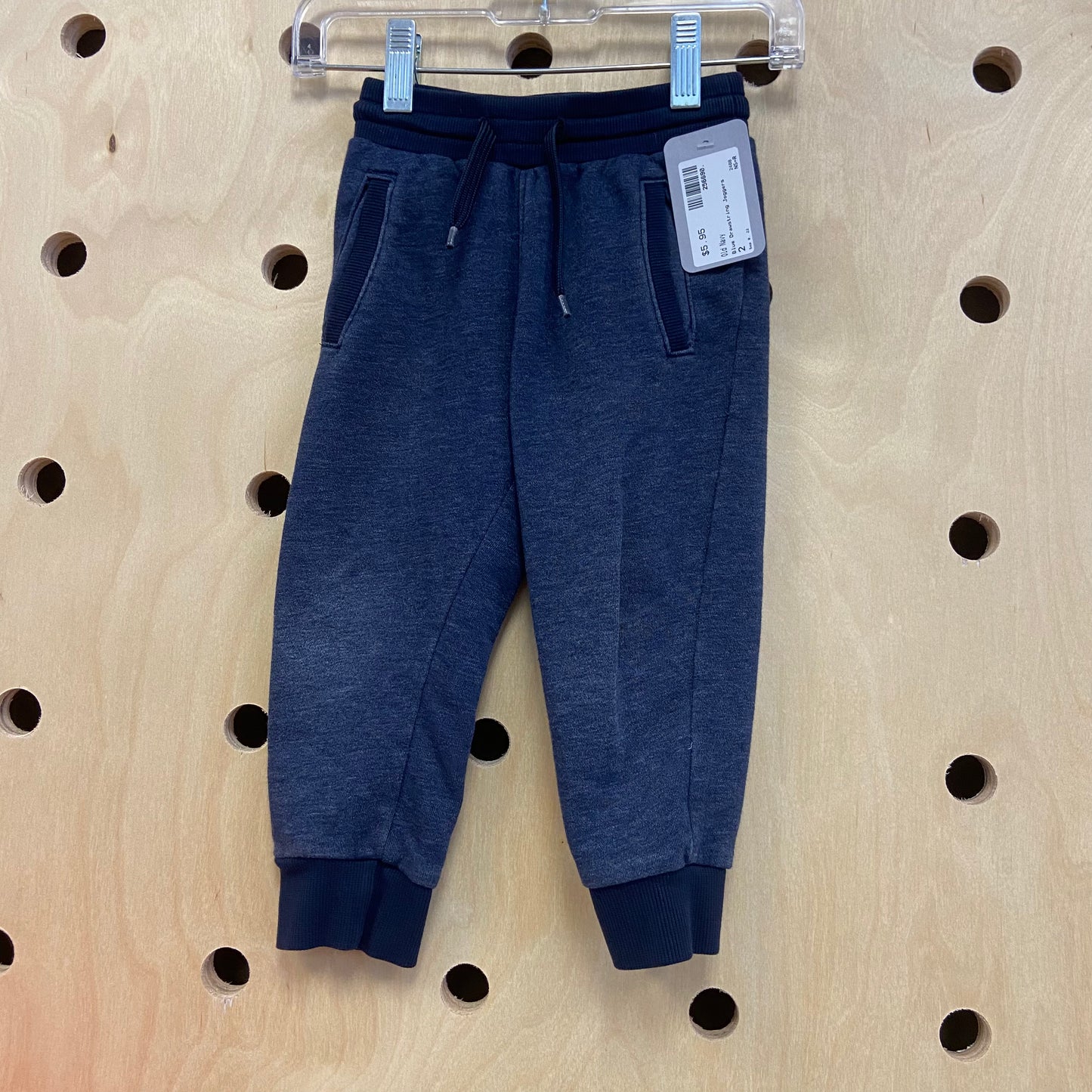 Blue Drawstring Joggers