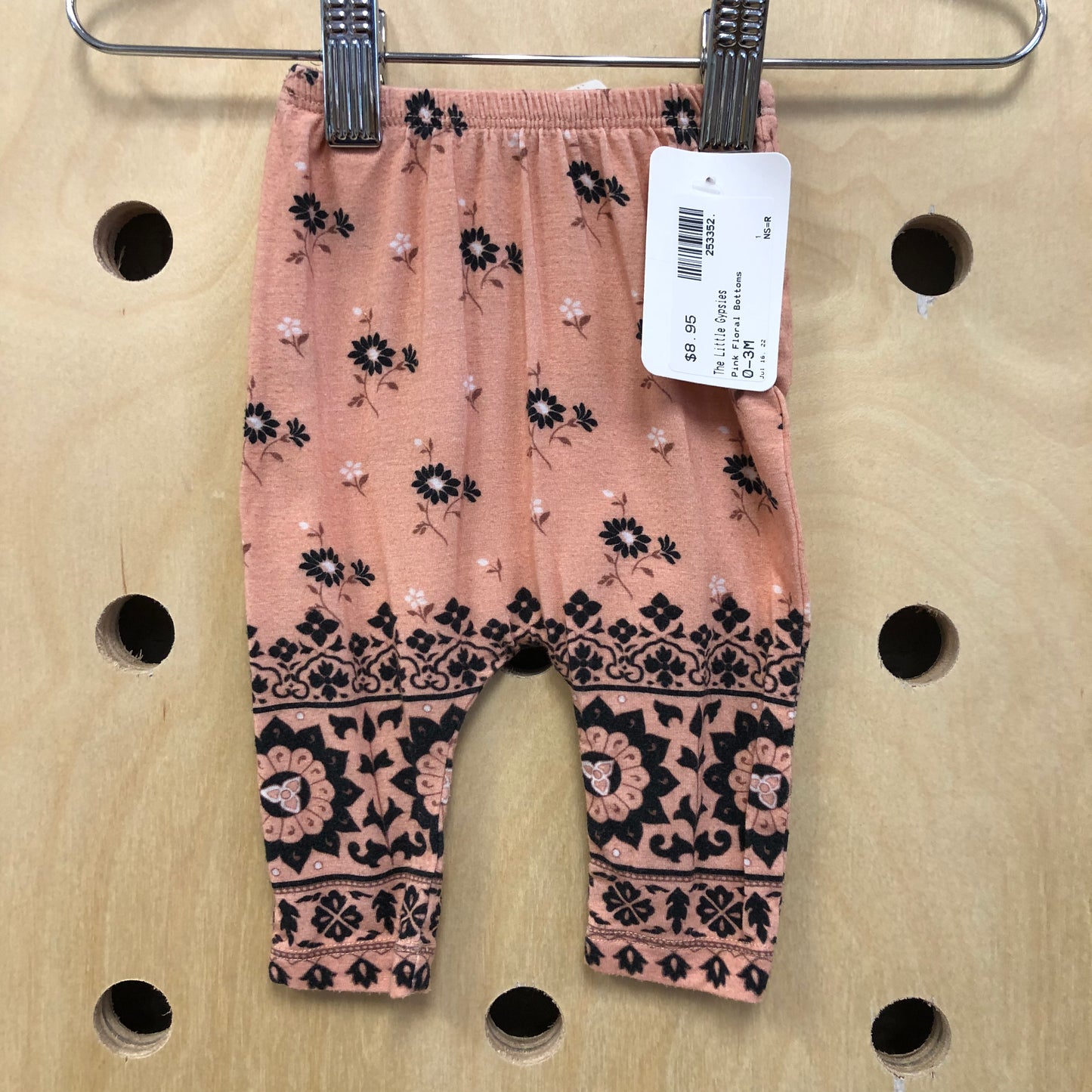 Pink Floral Bottoms