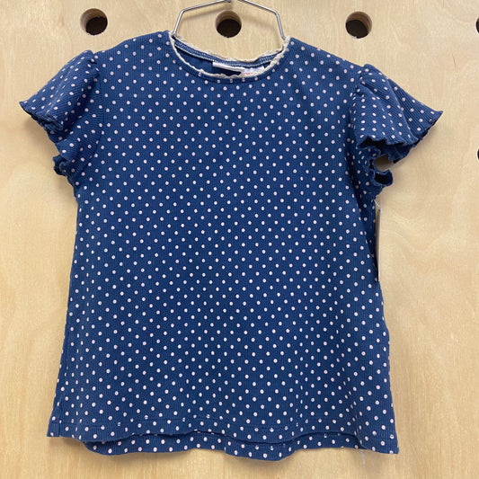 Blue + Lavendr Ribbed Top