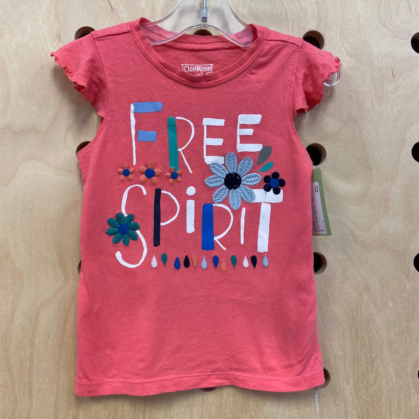 Pink 'Free Spirit' Tee
