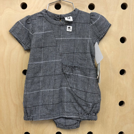 Black  White Dress w/ Bloomers NEW!