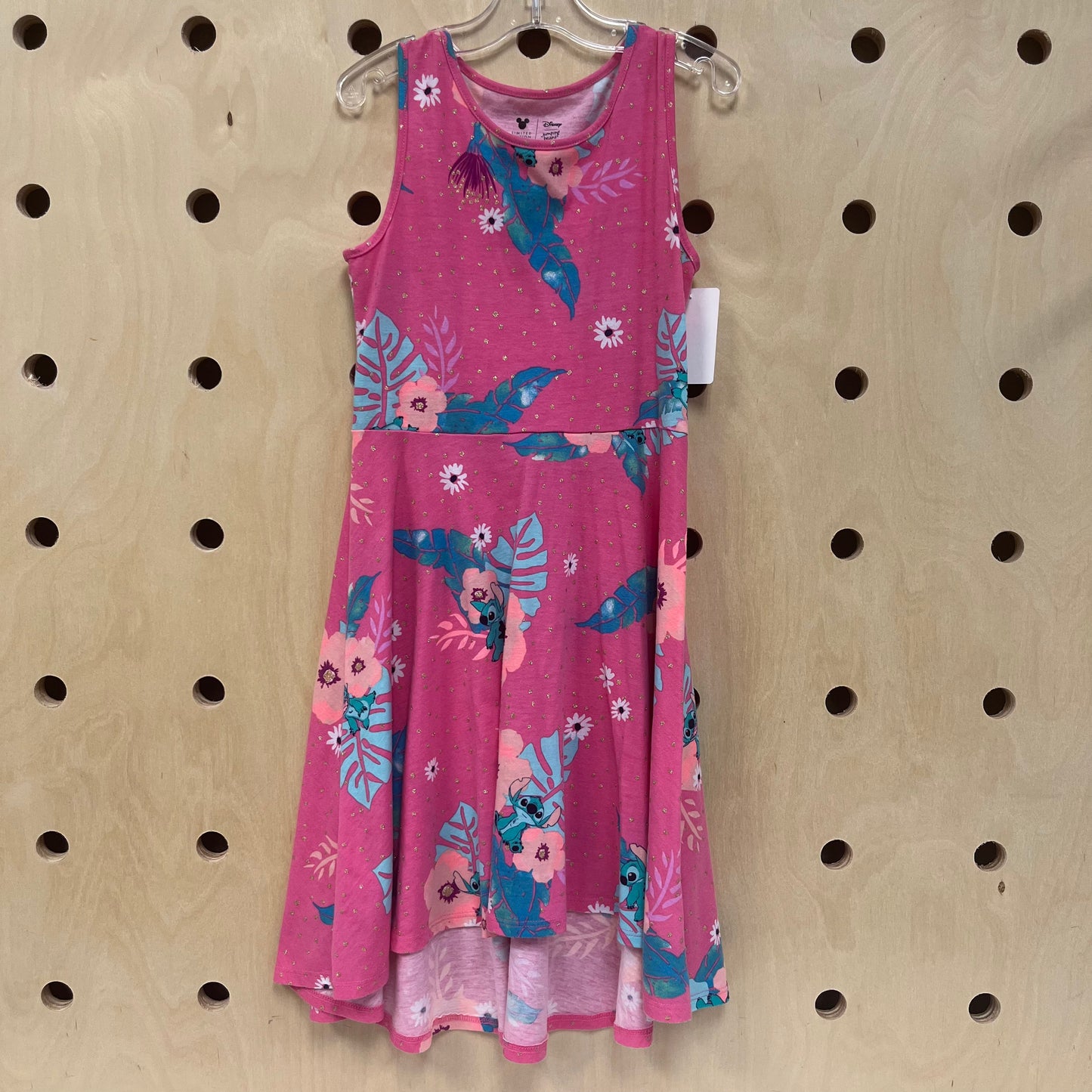 Pink+Gold Stitch Dress