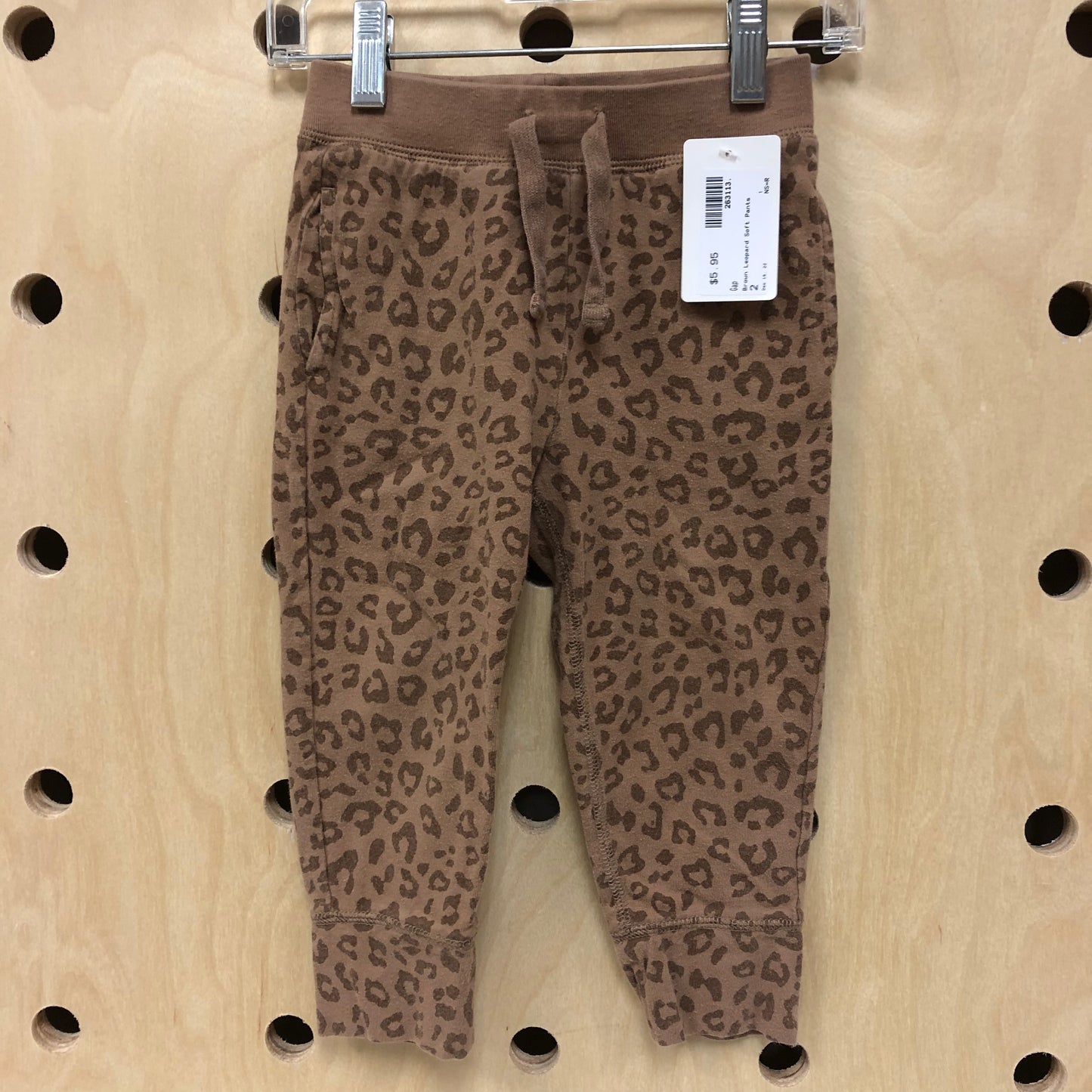 Brown Leopard Soft Pants