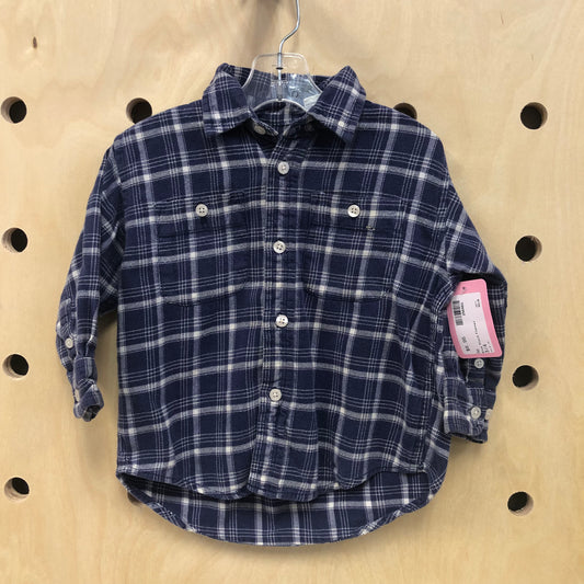Blue Plaid Flannel