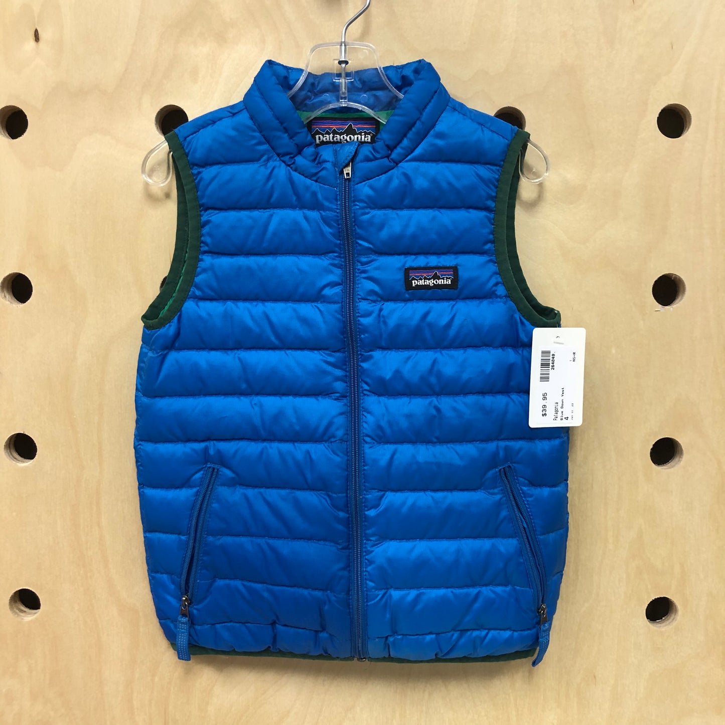 Blue Down Vest