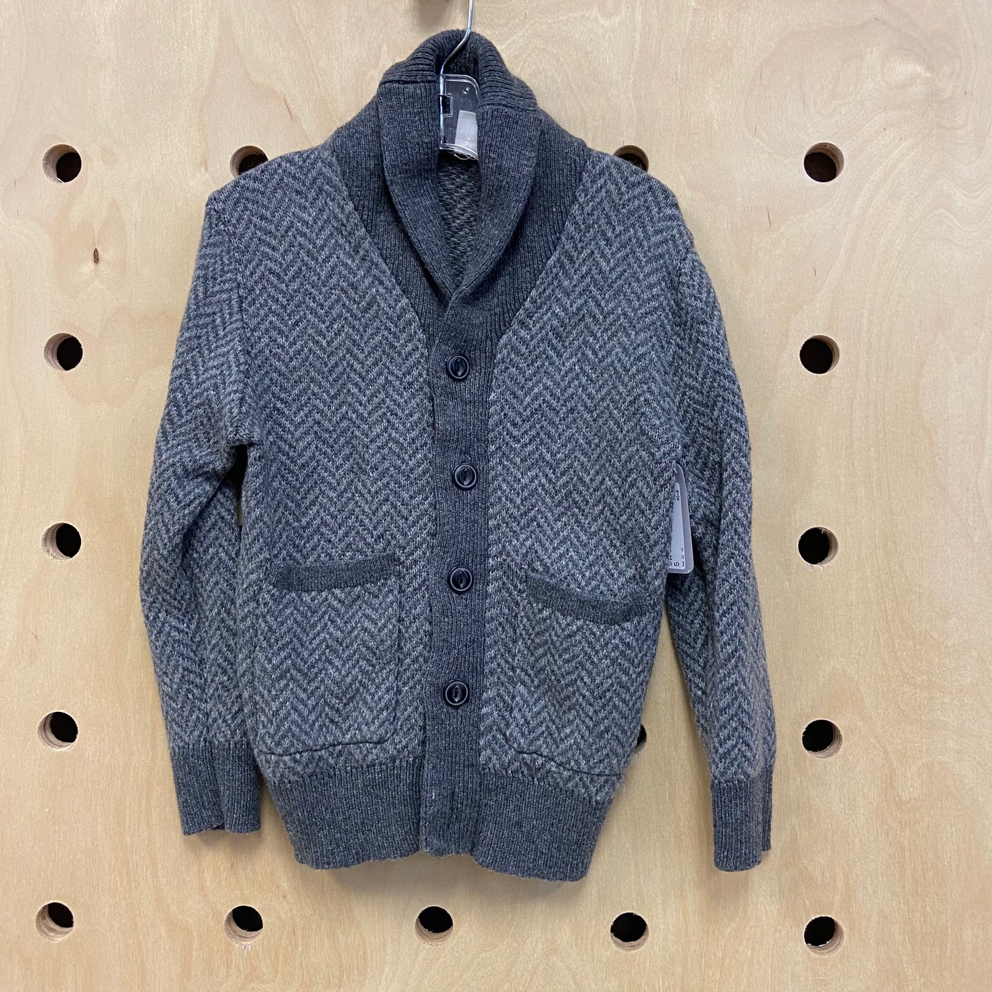 Grey Chevron Sweater
