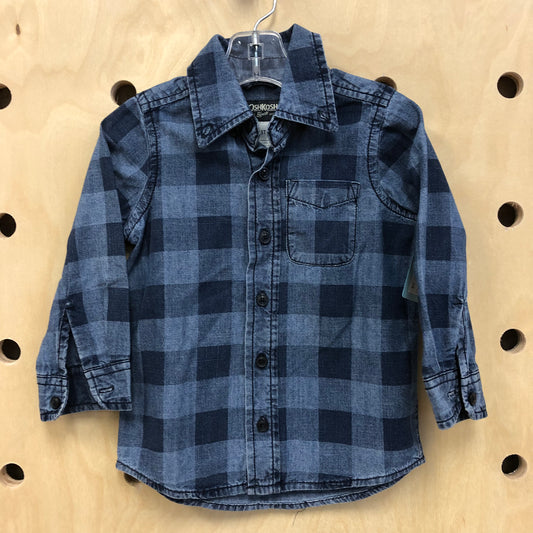 Denim Plaid Shirt