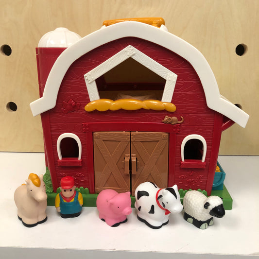 Big Red Barn & Animals Playset