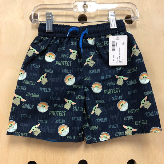 Baby Yoda Swim Trunks