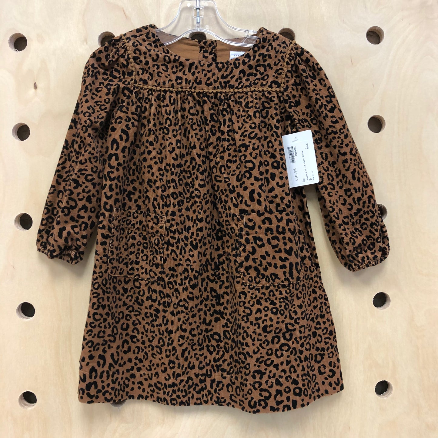 Leopard Print Cord Dress
