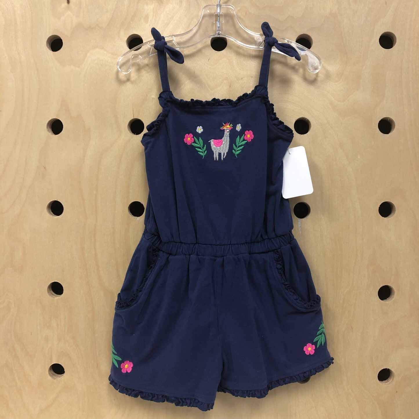 Blue Alpaca Romper