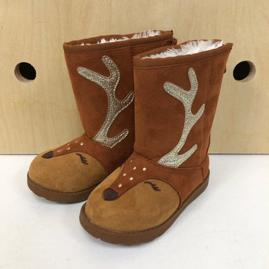 Deer Faux Fur Boots