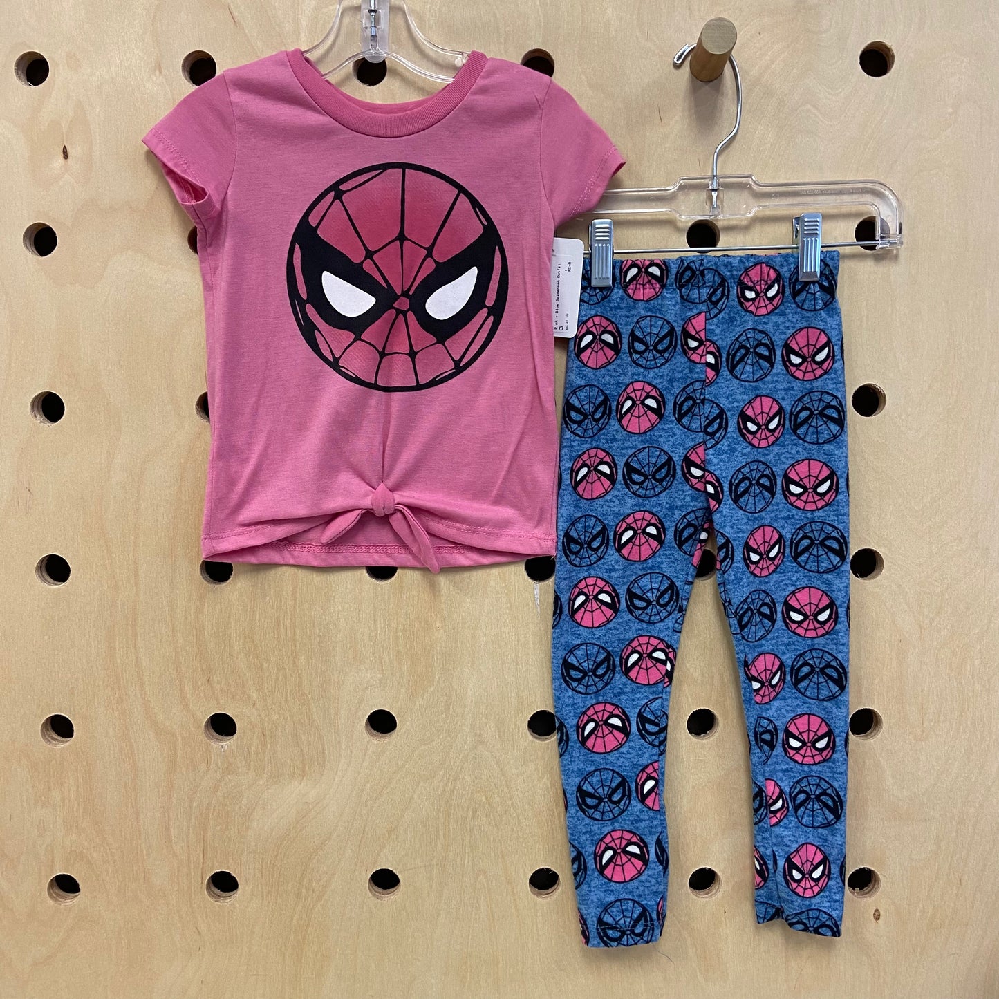 Pink + Blue Spiderman Outfit