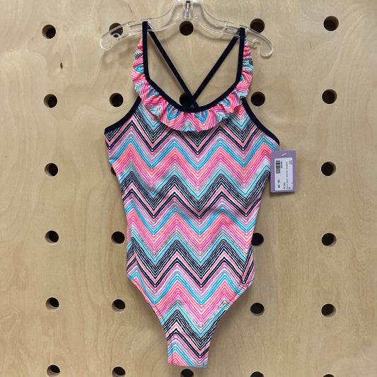 Multi Color Chevron Swimsuit