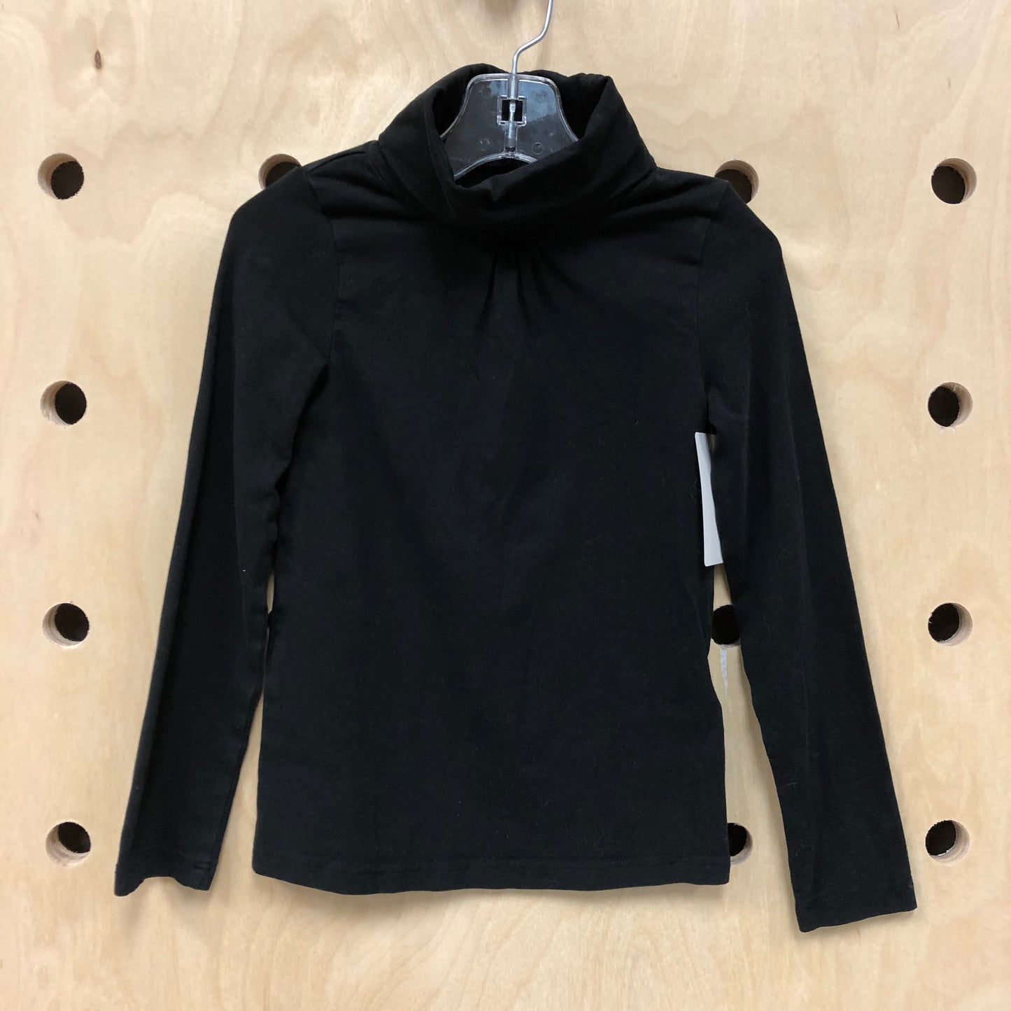Black Turtle Neck LS Top