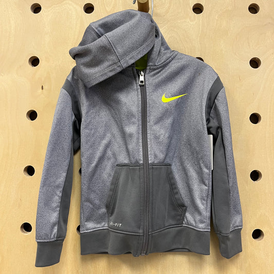 Grey Dri-Fit Zip Hoodie