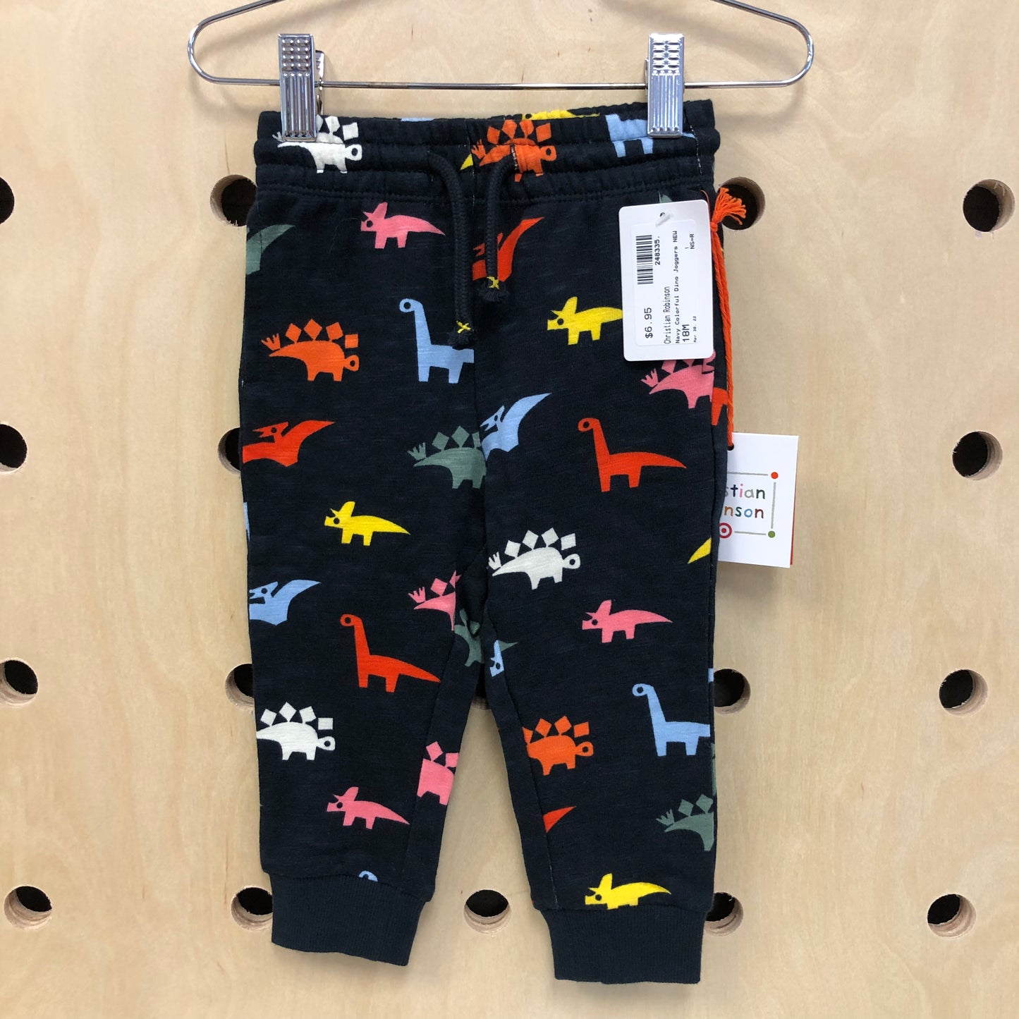 Navy Colorful Dino Joggers NEW