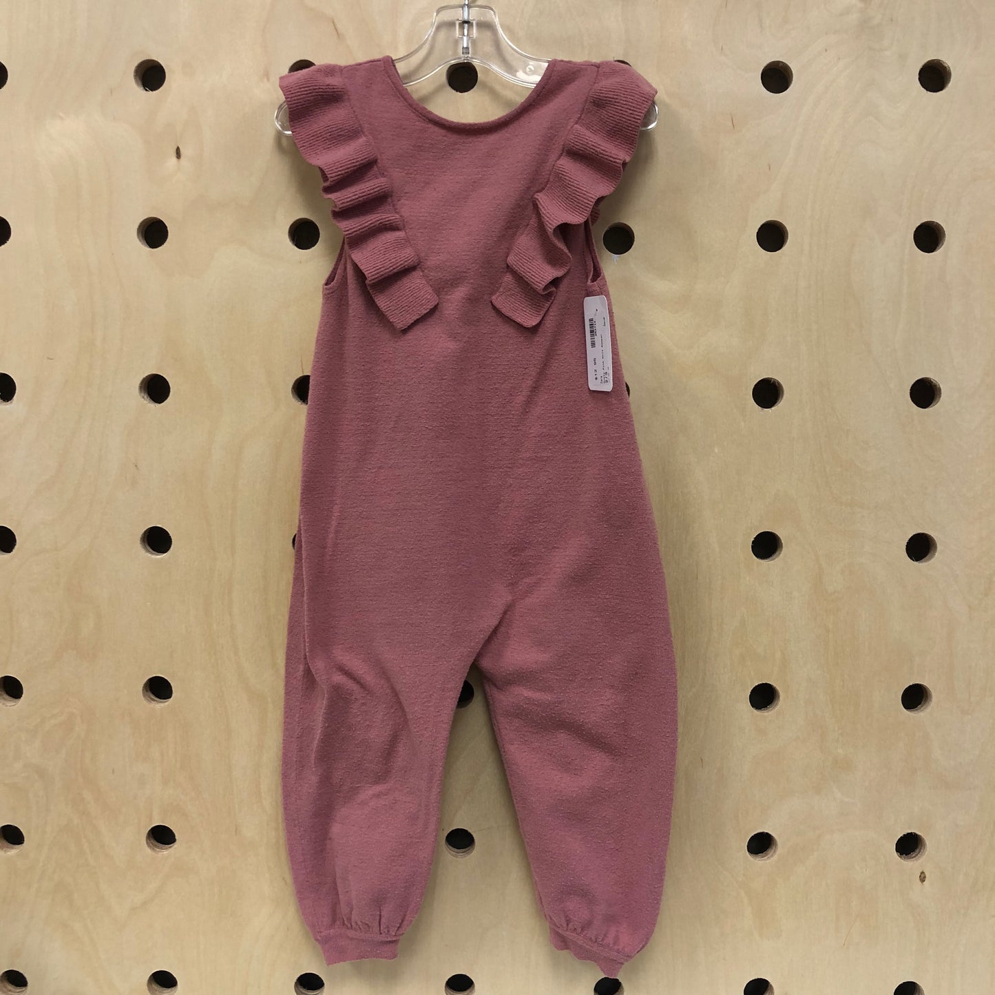 Dusty Pink Knit Romper