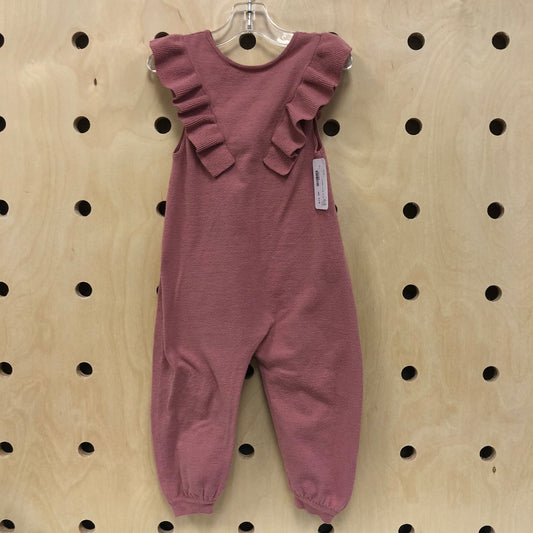 Dusty Pink Knit Romper