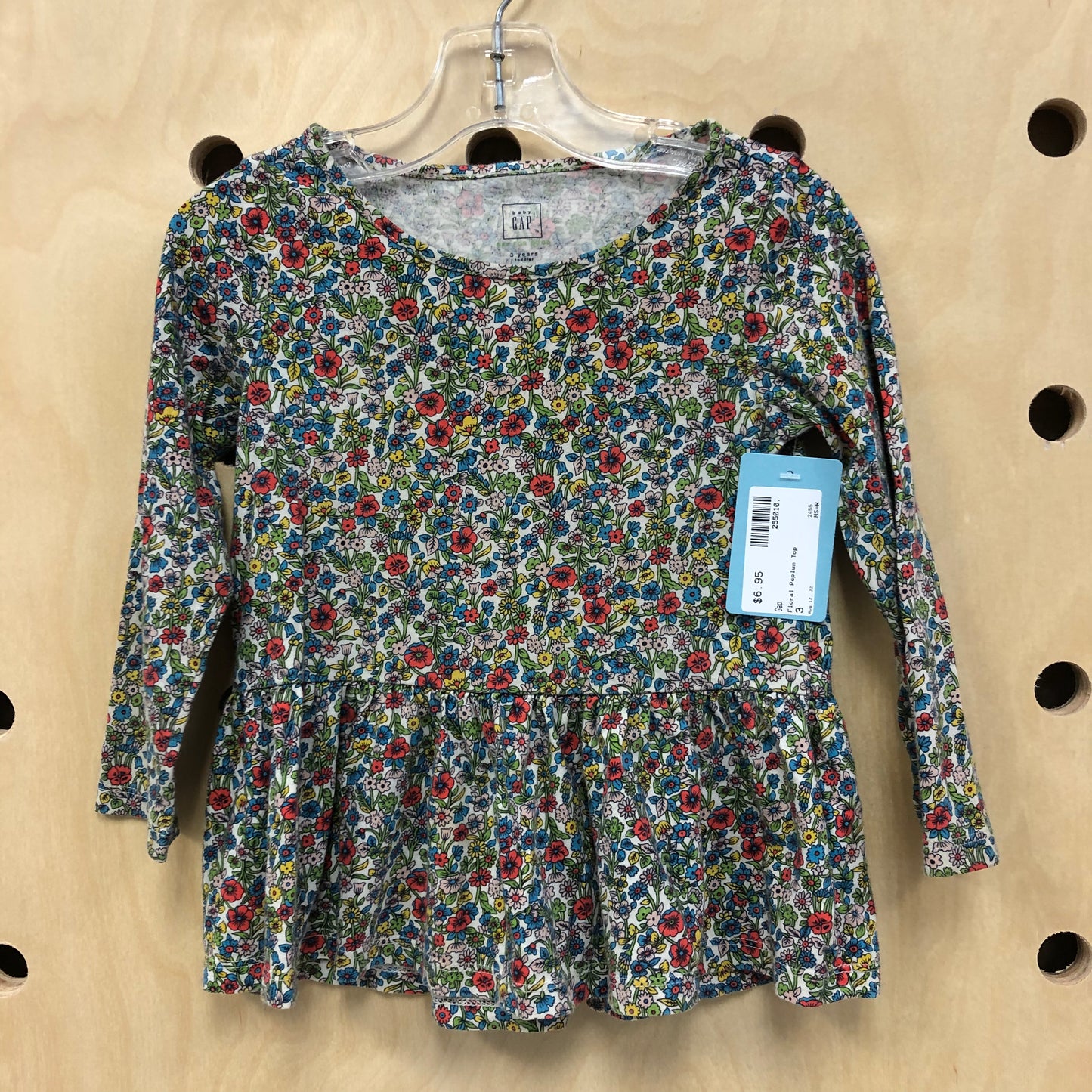 Floral Peplum Top