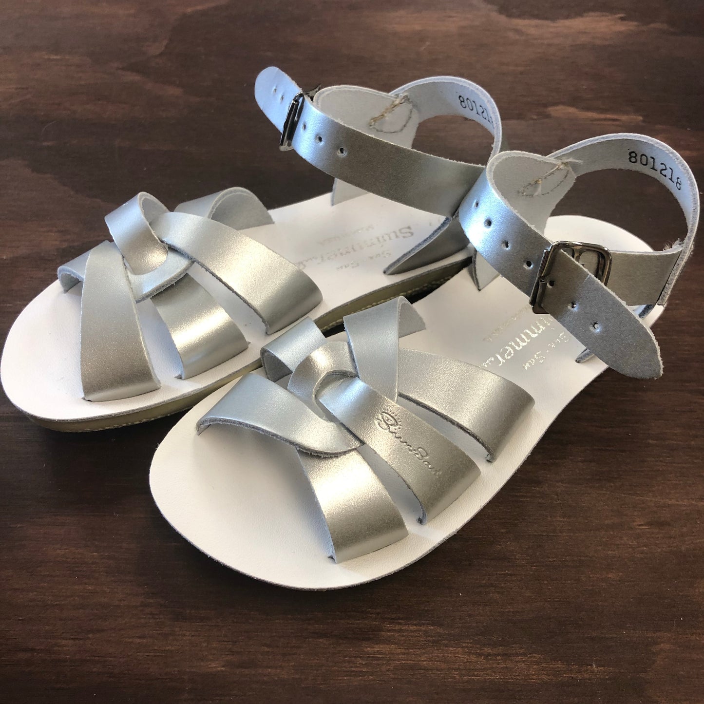 Silver Swimmer Sandals NEW!