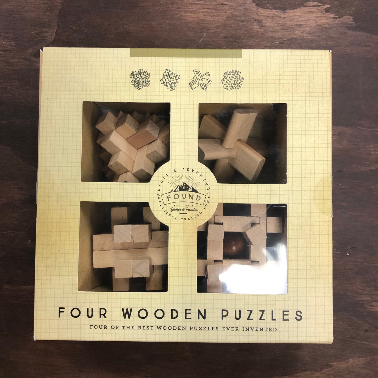 Four Wooden Puzzles NEW!