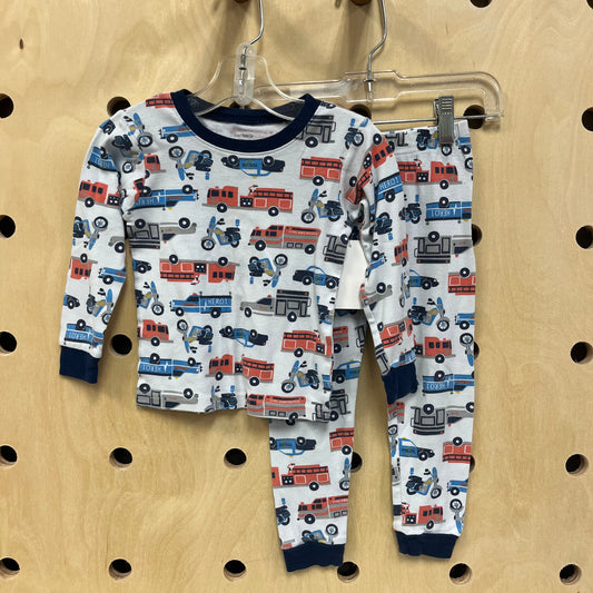 Mint Vehicles Pajamas