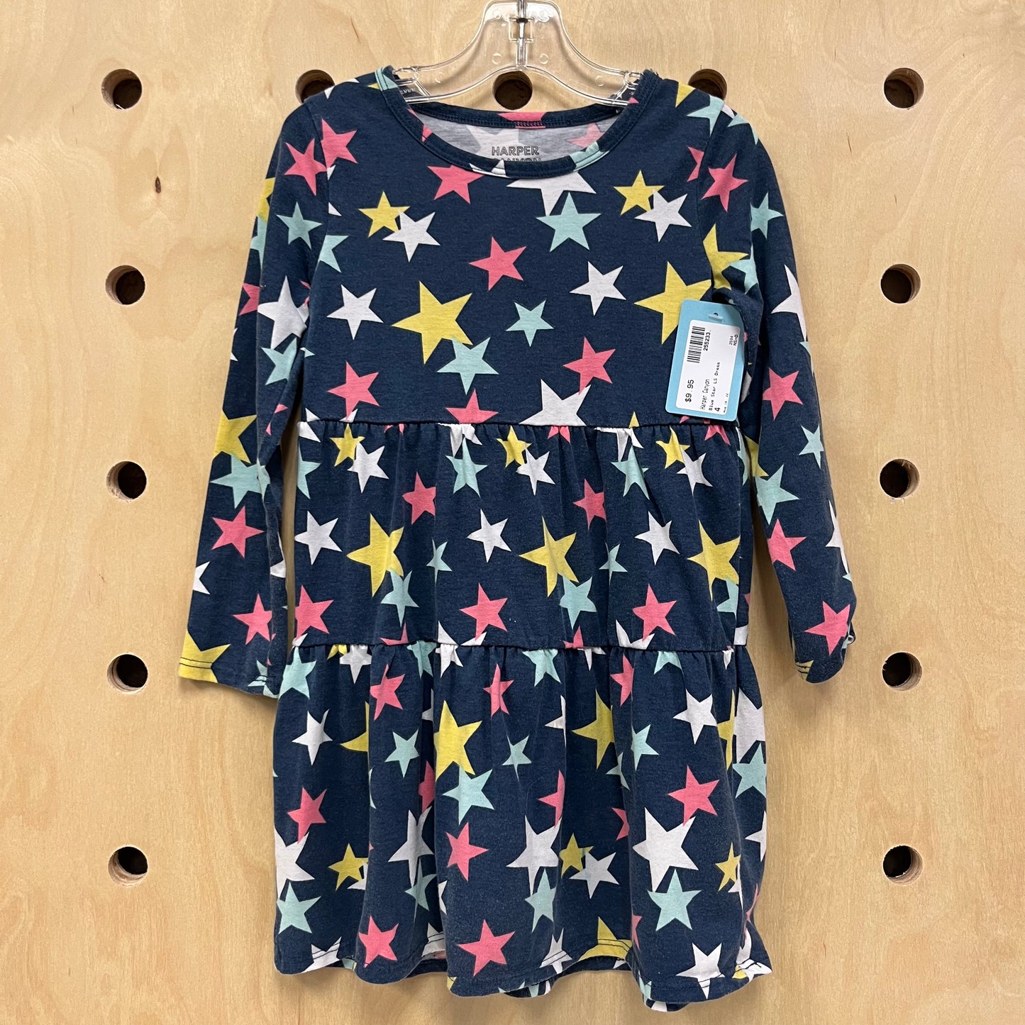 Blue Star LS Dress