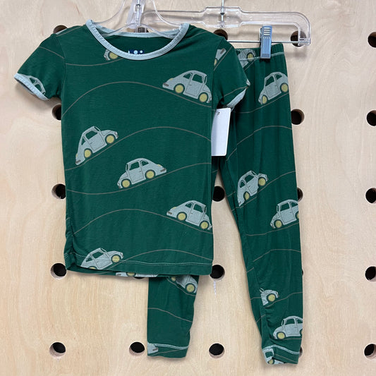 Green Bug Car Bamboo Set