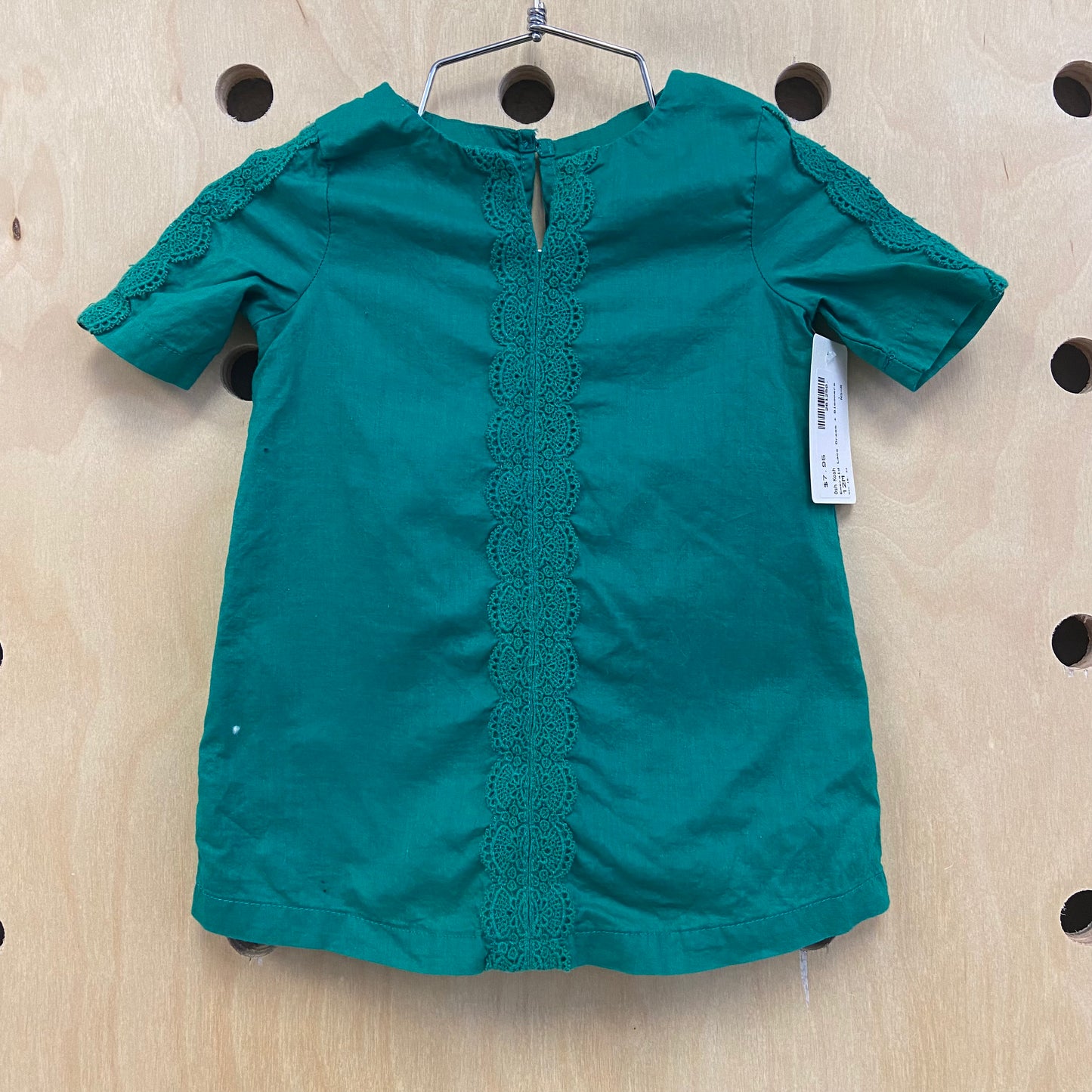 Emerald Lace Dress + Bloomers