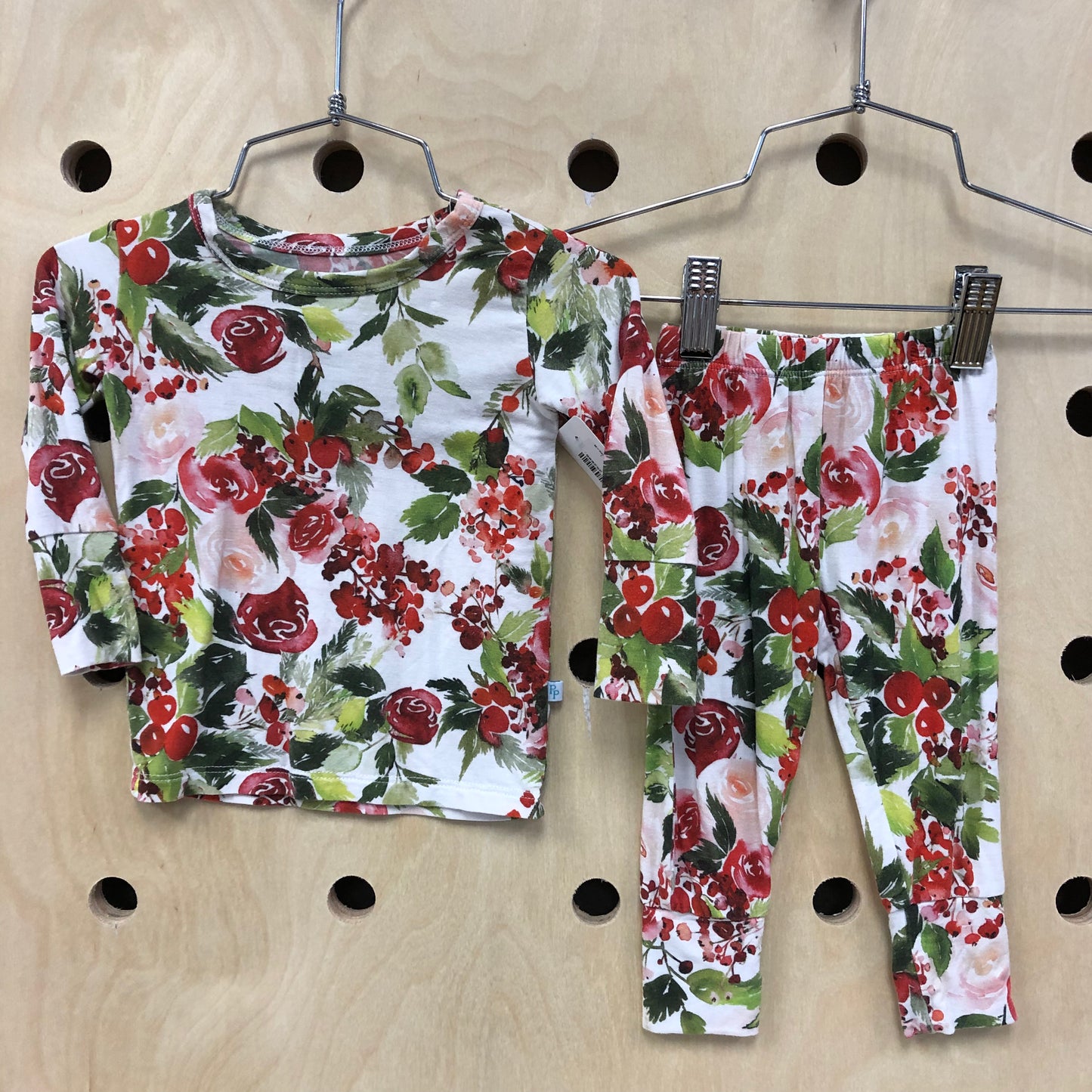 Red Floral Pajamas
