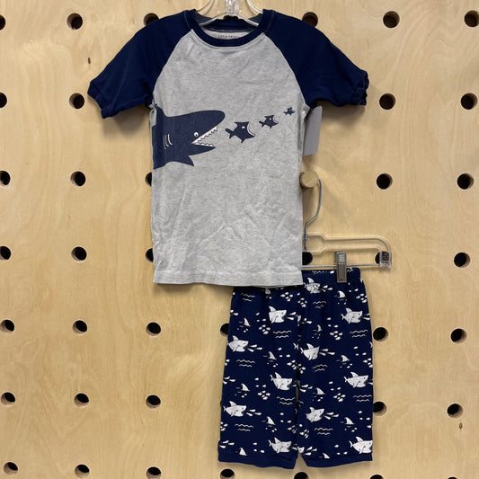 Grey & Blue Shark Pajamas