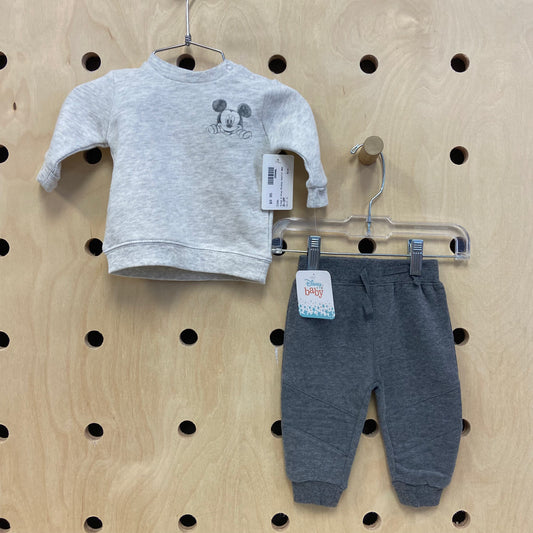 Cream & Grey Mickey Outfit NEW