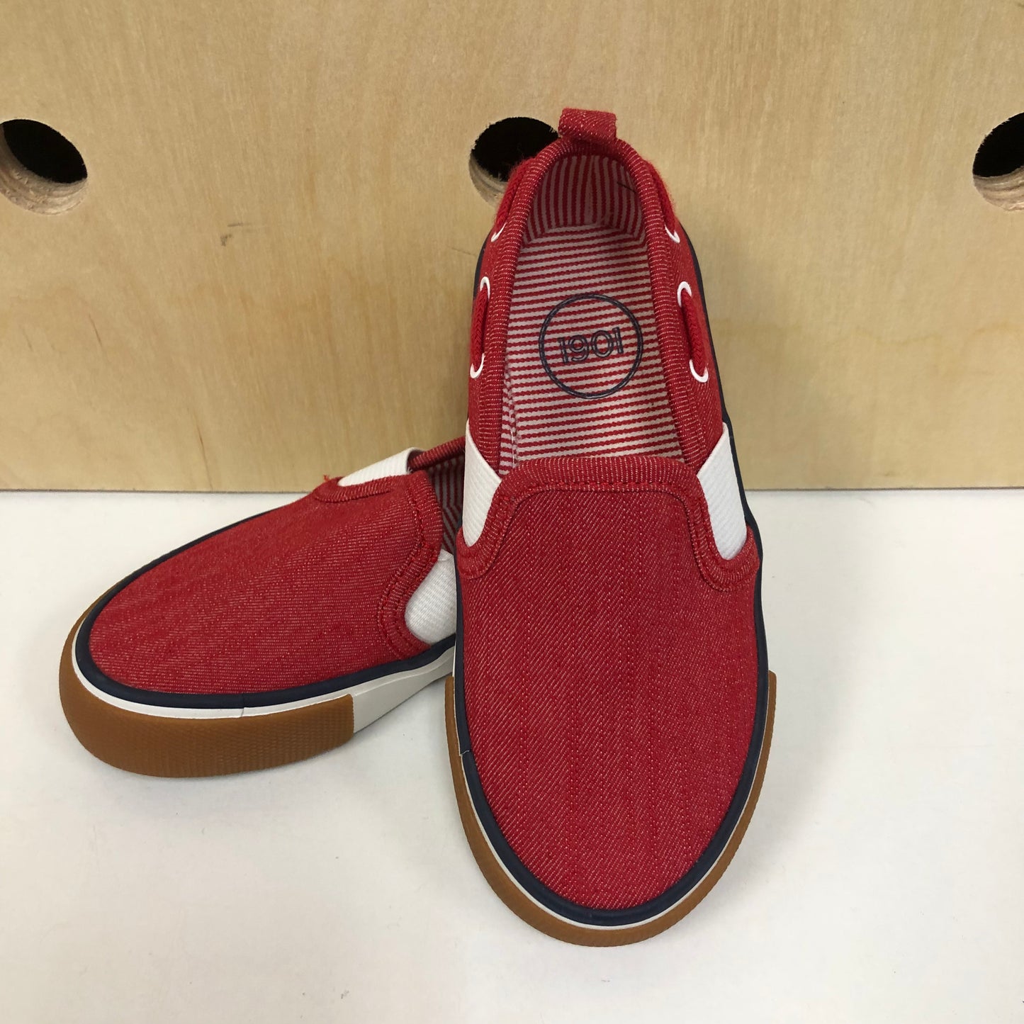 Red Slip Ons NEW!