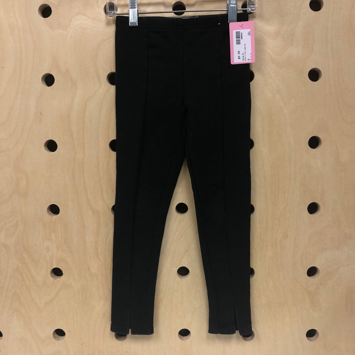 Black Lined Leggings