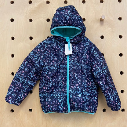 Blue Floral Reversible Jacket