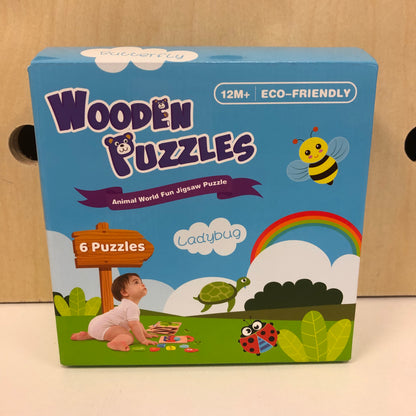 Set of Wooden Puzzles