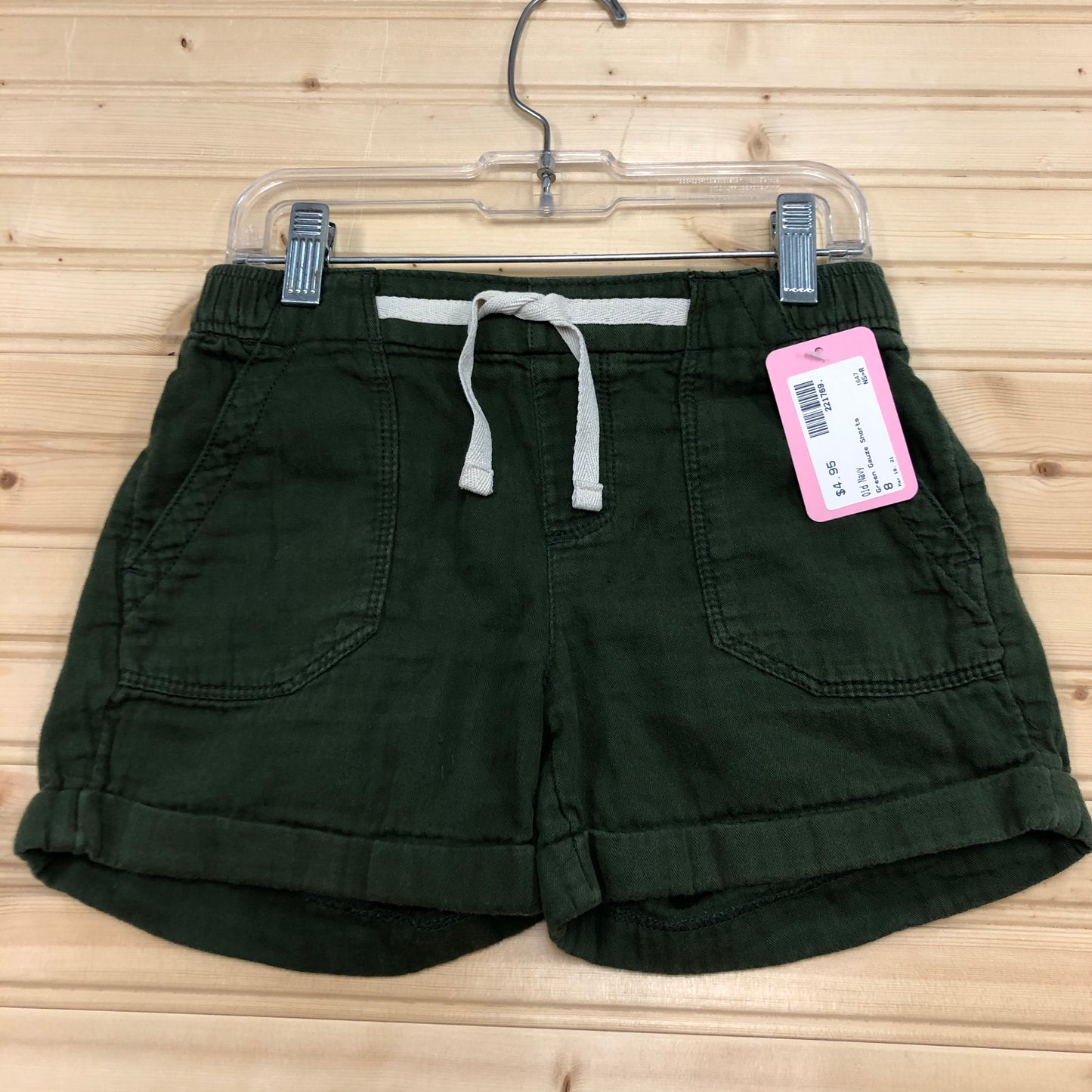 Green Gauze Shorts