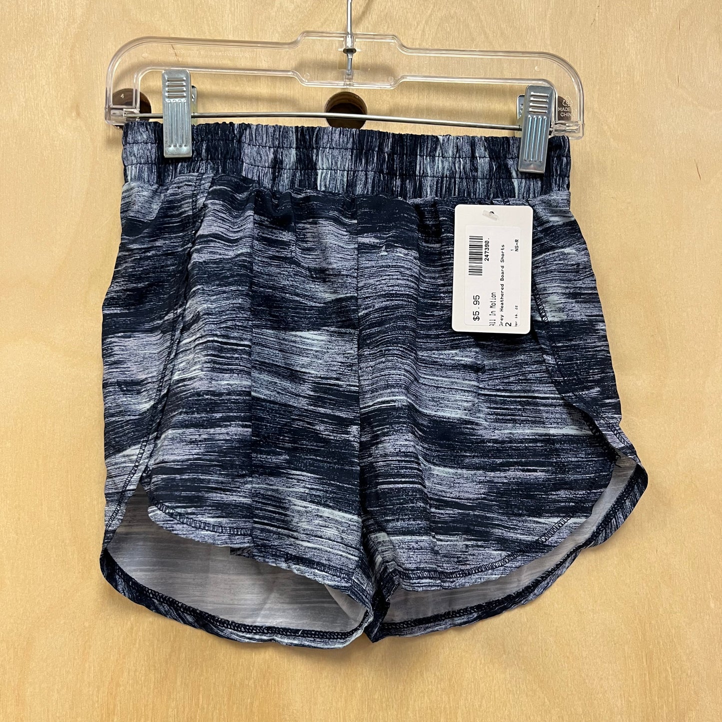 Grey Heathered Board Shorts