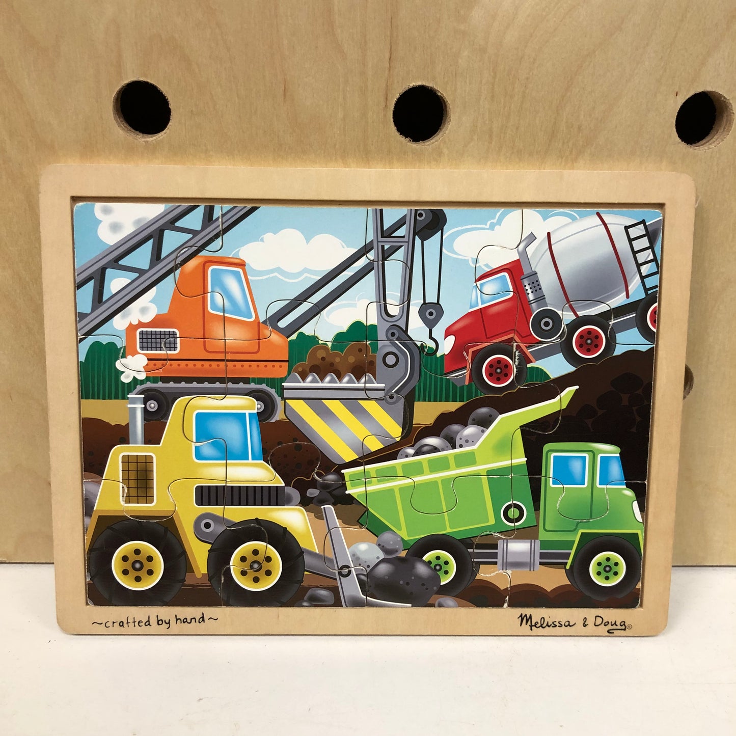 Contruction Wood Puzzle