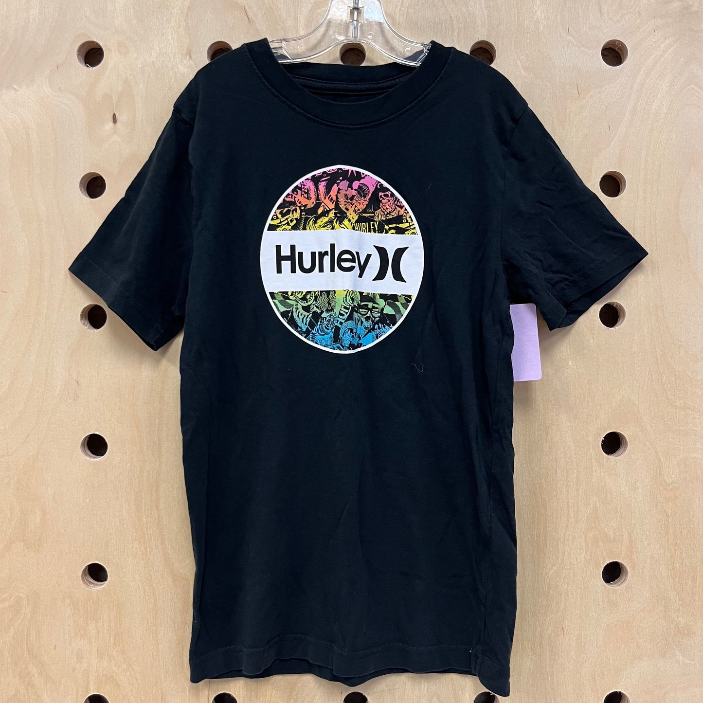 Black Colorful Logo Tee