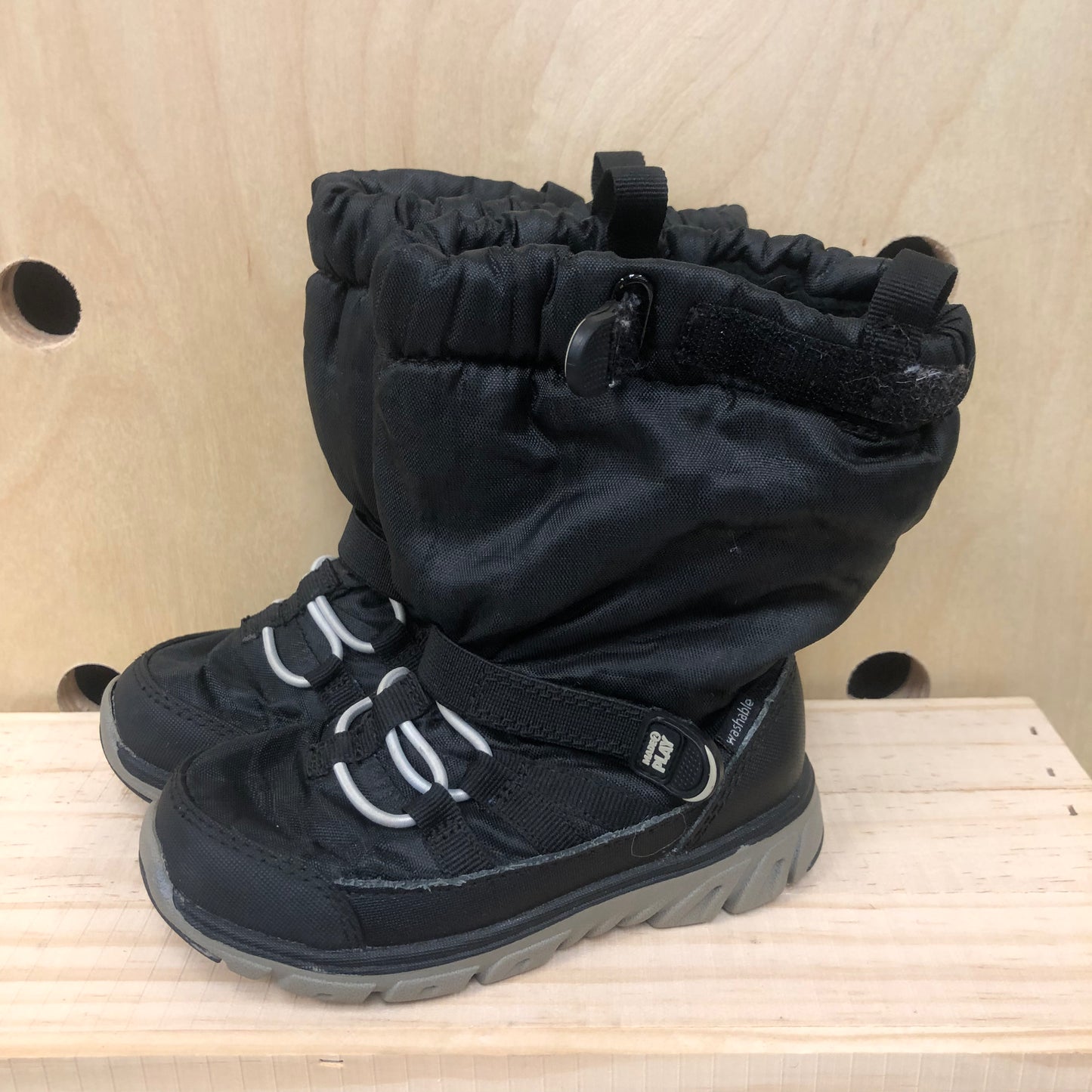Black Snow Boots