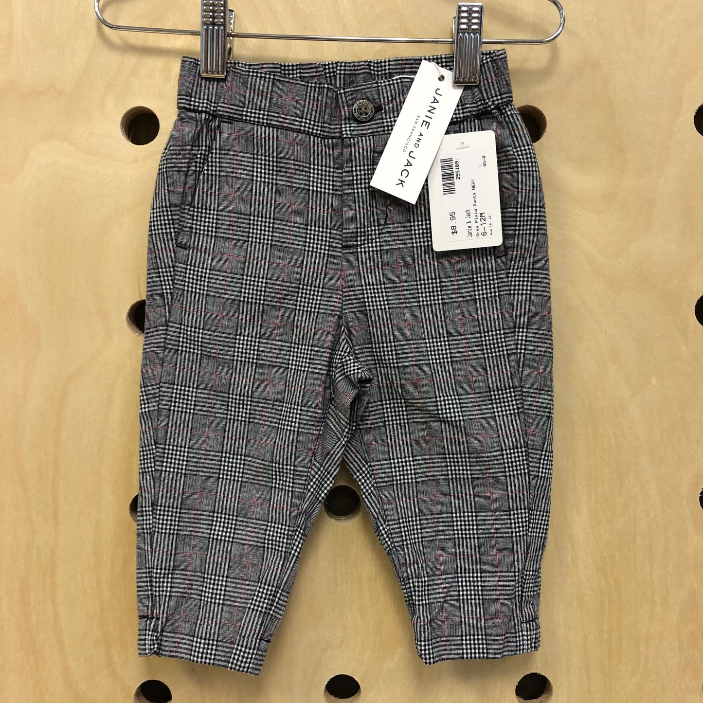 Grey Plaid Pants NEW!