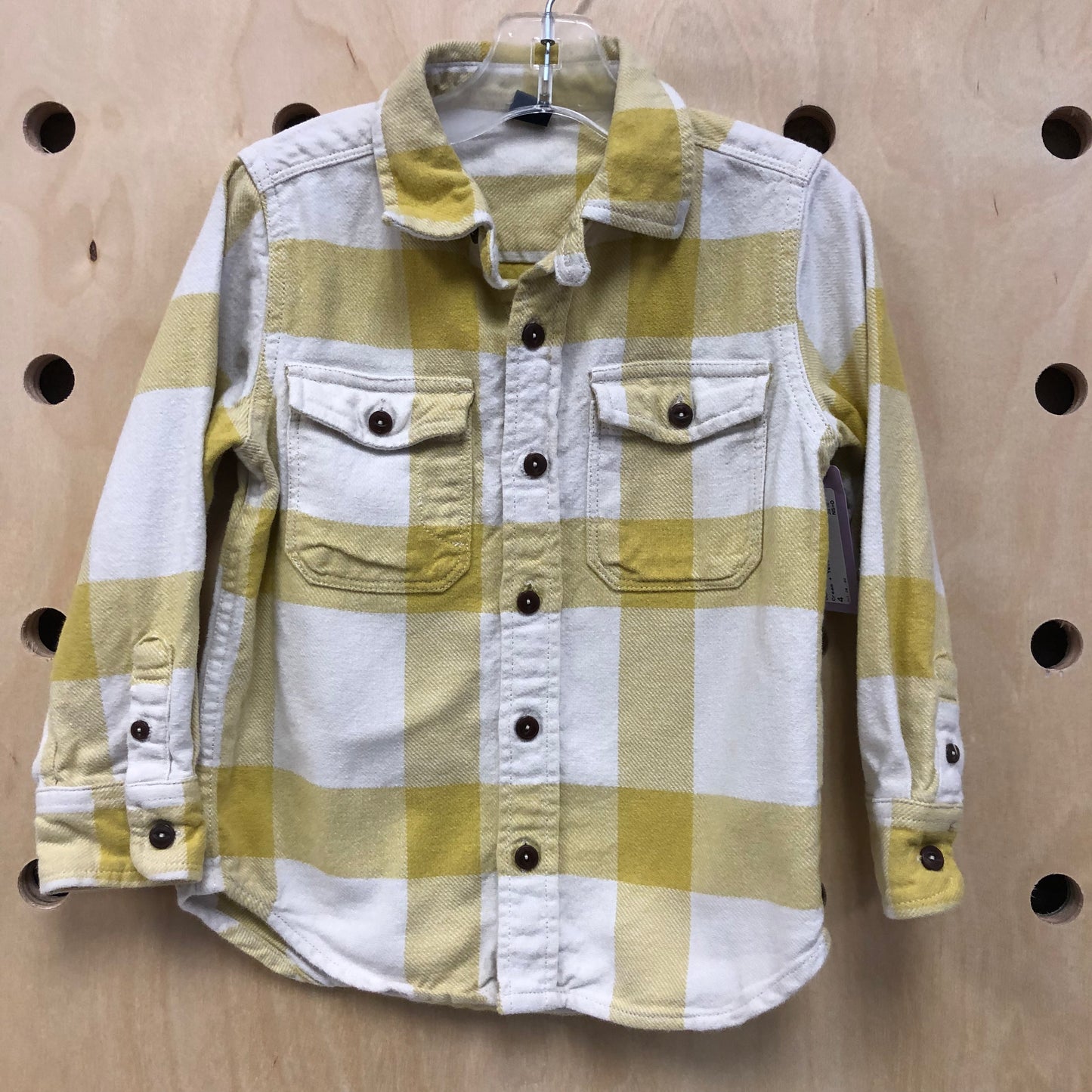 Cream + Yellow Flannel