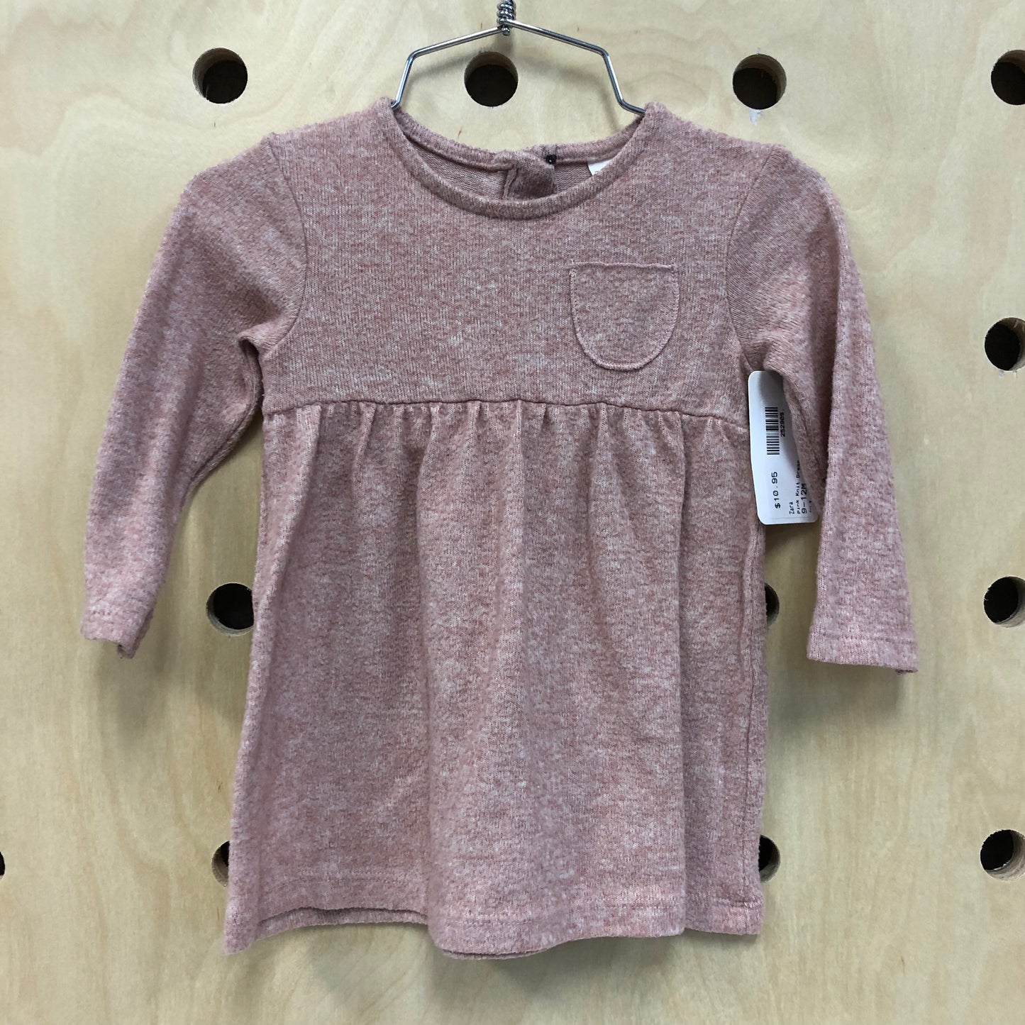 Pink Knit Dress